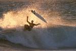 Western Australia, near Kalbarri National Park, Surfer