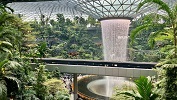 Waterfall at Changi Airport, Singapore (2026)